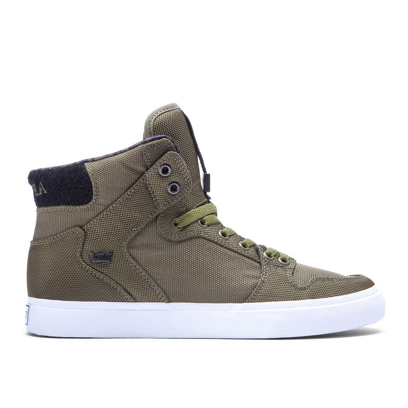 Supra VAIDER Sneaker High Damen Olivgrün Online Bestellen OBFCN7602